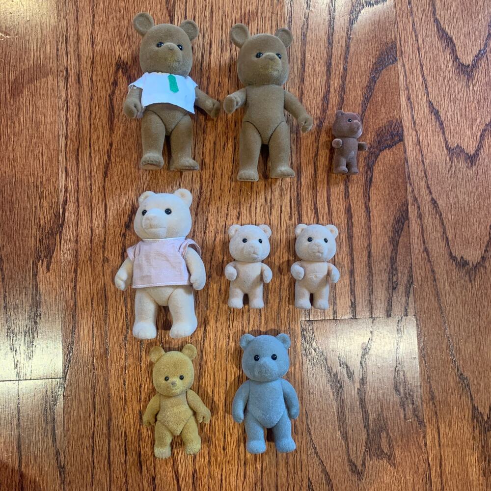 Vintage Sylvanian Families Calico Critters Maple Town+ | Lot of 8